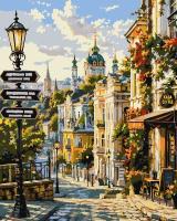 Картина за номерами - Затишні вулички Києва ©art_selena_ua Ideyka KHO9808