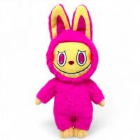 Іграшка мʼяка Лабубу Малинова 34 см Копиця 00422-81