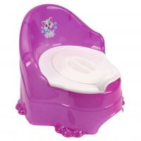 Горщик із кришкою Трон (фіолетовий) Технок 9468