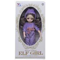 Лялька шарнірна Кролик, бузковий (29 см) MIC 225B