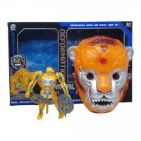 Ігровий набір 2в1: Маска + трансформер (леопард) SHUNQIRUN 168-28/29