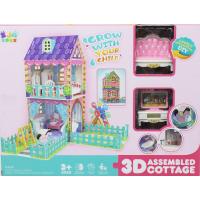 Конструктор 3D Будиночок двоповерховий, з меблями SGA toys 0588-18