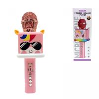 Мікрофон ЄДИНОРІЖКА (РОЖЕВА) В ОКУЛЯРАХ MIC GMJ9814