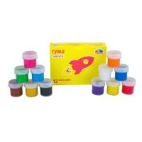 Фарби гуашеві "Малюки" 100203, 12 кольорів 10 мл
