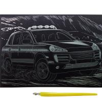 Гравюра Gold Metallic: Джип (А4) Эконом Danko toys ГрА4