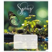 Зошит учнівський "Метелик весною" 018-530216K-4 в клітинку, 18 аркушів