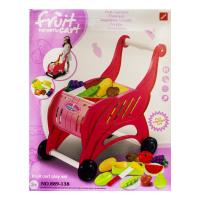 Продуктовий візок і продукти на липучках (рожева) Beibe Good 889-137/138