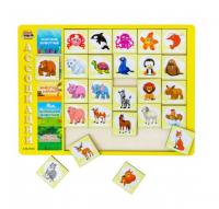 Дерев'яна гра Асоціації, види тварин Ubee ПСД133