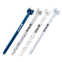 Ручка кулькова автоматична Funny cat, синя Kite K25-028-1