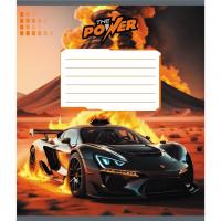 Зошит учнівський "Супер сила" 012-510041C-2 в косу лінію, 12 аркушів