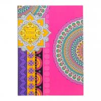 Блокнот з білими аркушами Орнамент. Рожевий, 80 аркушів Fresh 1796-1799