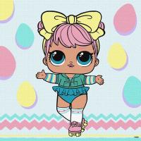 Картина по номерах для дітей L.O.L. Surprise! Spring Bling DAWN 30х30 см МІС KHO1226