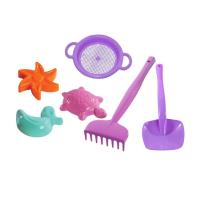 Пісочний набір, ліловий, 6 ел Wader 39069
