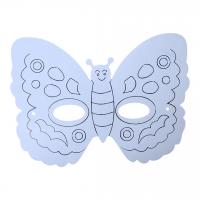 Маска-розмальовка Метелик, паперова MIC М1409/ км