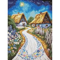 Алмазна мозаїка Хатина, 30х40 см. Ідейка AMO8219