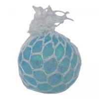 Іграшка-антистрес з блискітками Mesh Squish Ball: Ніжність (блакитний) MIC KA-23-62