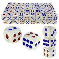 Ігрові кості. середні, 100 штук MiC IGR19