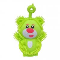 Антистрес-світяшка Ведмедик (7 см) зелений MIC MS-24-711