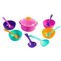 Набір посуду столовий Ромашка, 12 ел рожева Wader 39143