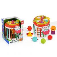 Логічна інтерактивна іграшка, піаніно, підсвічування, звуки, мелодії, шелесткі елементи YANUO 828