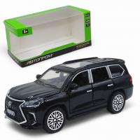 Машинка металева Lexus LX 570 із серії Автопром, інерційна, двері (чорна) Автопром AP74148