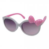 Окуляри сонячні (дитячі) Бантик, білі MIC 1658