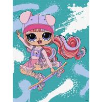 Картина за номерами  L. O. L. Surprise! Tweens Skate Dance Ali Dance 30х40 см Ідейка KHO1207