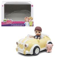Ігровий набір Хлопчик в машинці (жовтий) MIC 91066-AB