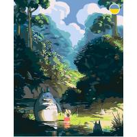 Картина по номерах Аніме. Мій сусід Тоторо 40x50 см Origami LW3157