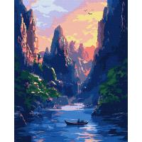 Картина по номерах Величні гори 40х50 см Ідейка KHO6365