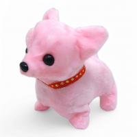 Мʼяка іграшка Собачка-ходилка, гавкає (рожевий) MIC MS-2031