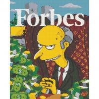 Алмазна мозаїка Містер Бернс. Сімпсони 40х50 см Origami OD3132