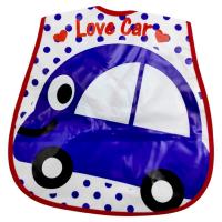 Нагрудник (слиявчик) клейончатий; 28 см, машинка MIC C55969