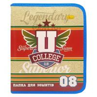 Папка для зошитів на блискавці "Legendary college club" АП-1001-10