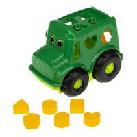 Сортер-автобус "Бусик" №1 Colorplast 0244  Зелений