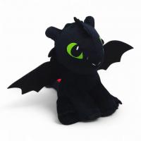 Мʼяка іграшка Нічна лють Беззубик - Як приборкати дракона 30 см Копиця 00688-1