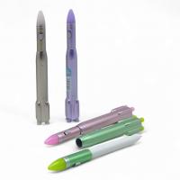Ручка гелева Ракета з ліхтариком, 0,38 мм, синя MIC BP-9388