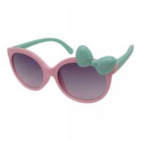 Окуляри сонячні (дитячі) Бантик, рожеві MIC 1658
