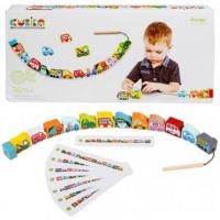 Дерев'яна іграшка Машинки-силянки Cubika 14316