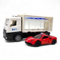 Вантажівка інерц. (Поліція) з метал машинкою (Ferrari) MIC 786-201C/202C