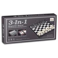 Шахи 3в1, міні дошка (15 х 15 см) MIC QX53810