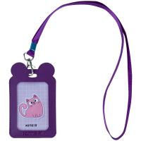 Бейдж на шнурку вертикальний (фіолетовий) Kite K24-296-1