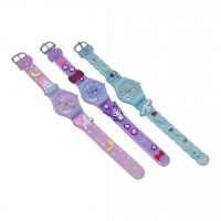 Годинник дитячий аніме Sanrio мікс; герой, аналоговий, силіконовий регульований ремінець MIC C71065