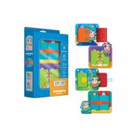 Гра із застібками Бізіборд: Емоції (укр) Vladi Toys ZZ1001-01