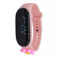 Годинник електронний з регульованим ремінцем, кремовий MIC CRQ-2