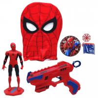 Дитячий набір Людина-павук - маска, фігурка, бластер, мʼякі патрони, мішень MIC KA-23-1585