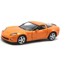Машинка металева Chevrolet Corvette Z06 2007, помаранчевий Kinsmart KT5457W