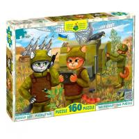 Пазл Котики ЗСУ та ППО, 160 елем. Київська фабрика іграшок 84665