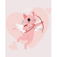 Картина за номерами Хвостатий Купідон 40х50 см Art Craft 16515-AC