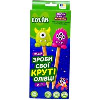 Зроби свої круті олівці TM Lovin Набір для творчості з повітряним пластиліном (МОНСТРИ) Lovin 7000247